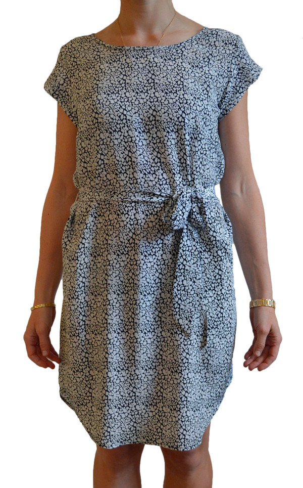 Oak73 Abstract Animal Print Tee Dress Oak73 Abstract Animal Print Tee Dress