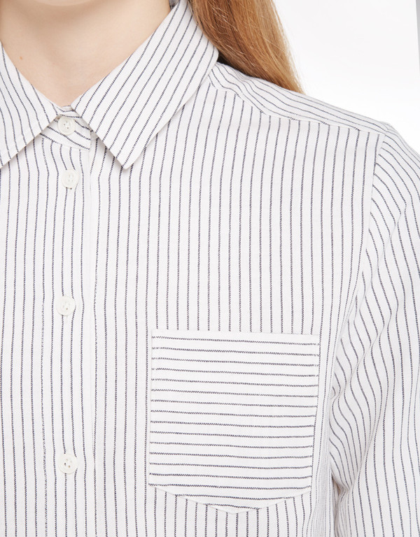 YMC Linen Stripe Shirt YMC Linen Stripe Shirt