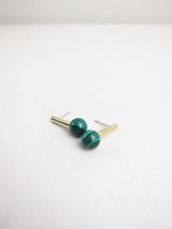Quarry Adnat Earrings | Malachite Quarry Adnat Earrings | Malachite