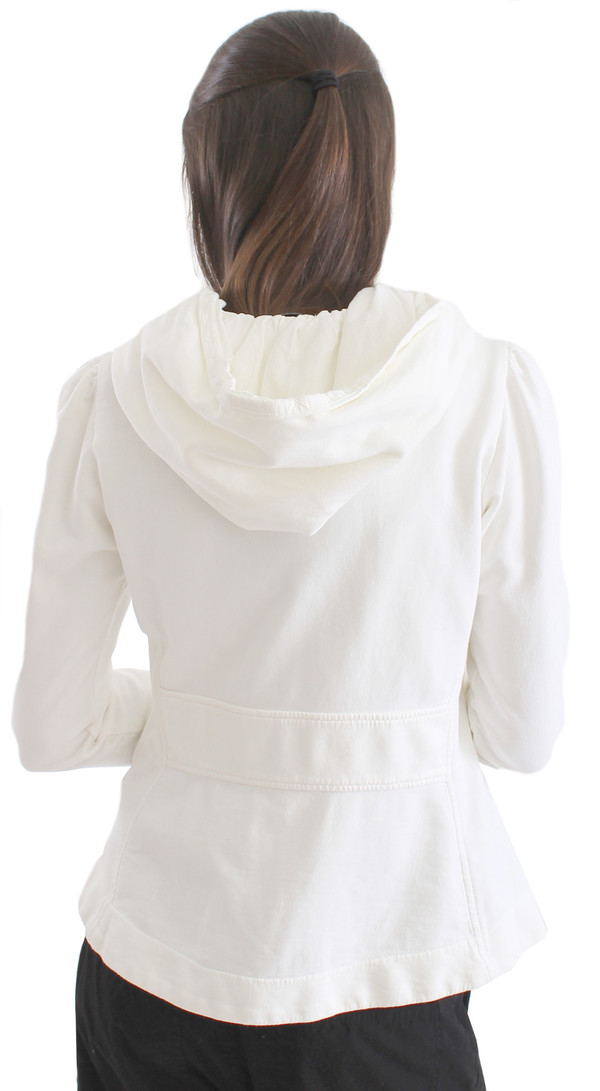 Prairie Underground Cloak Hoodie in White Prairie Underground Cloak Hoodie in White