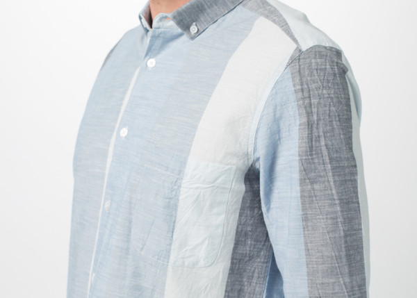 Men's You Must Create Wide Stripe Button Down Shirt Men's You Must Create Wide Stripe Button Down Shirt