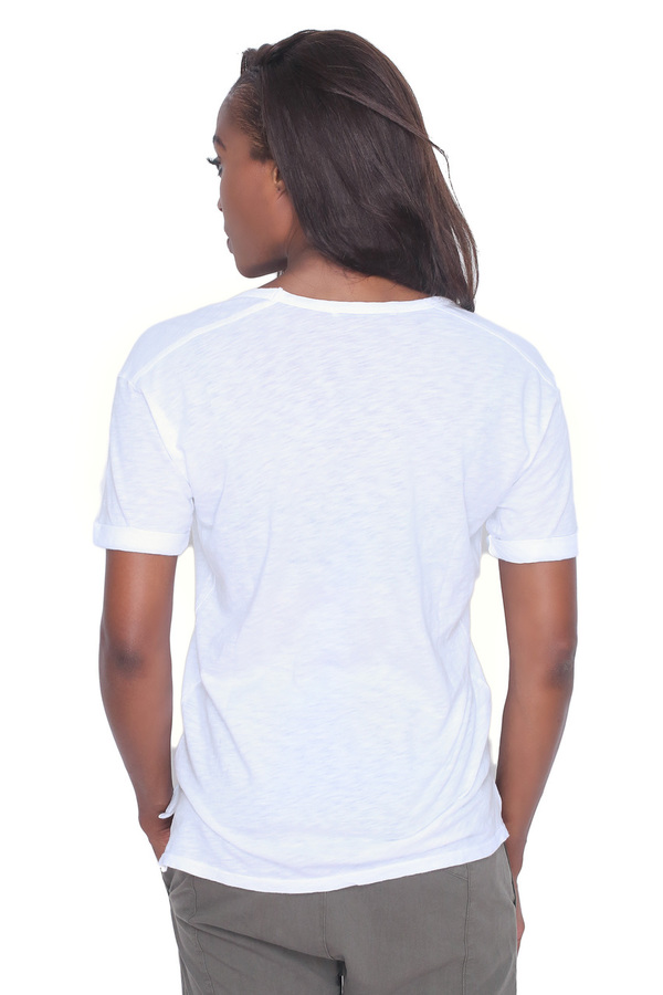 Pharaoh Boyfriend Tee in White Pharaoh Boyfriend Tee in White