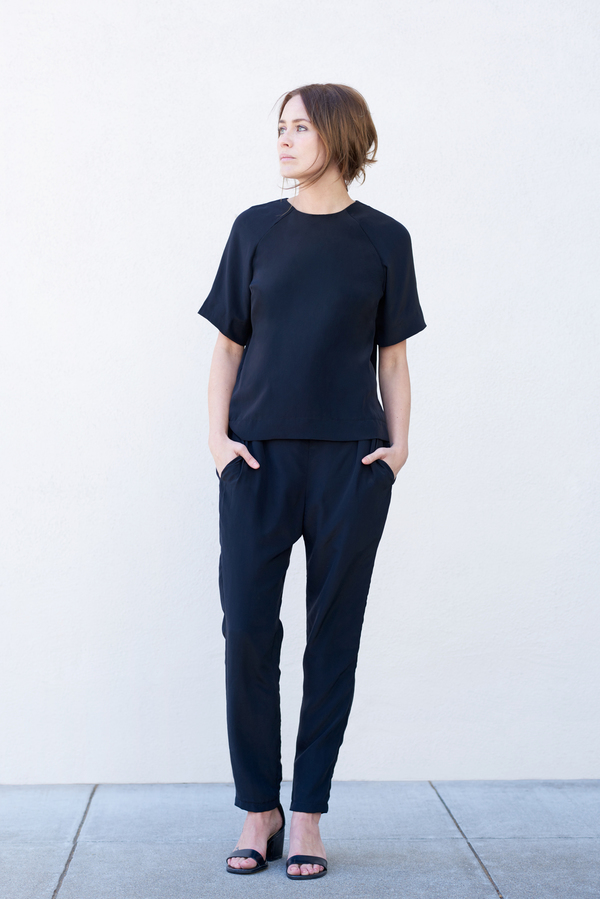 Kamperett Sunday Relaxed Silk Pant Kamperett Sunday Relaxed Silk Pant