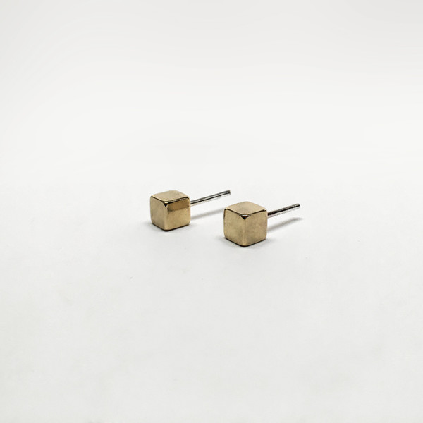 7115 by Szeski Cube Stud Earrings 7115 by Szeski Cube Stud Earrings