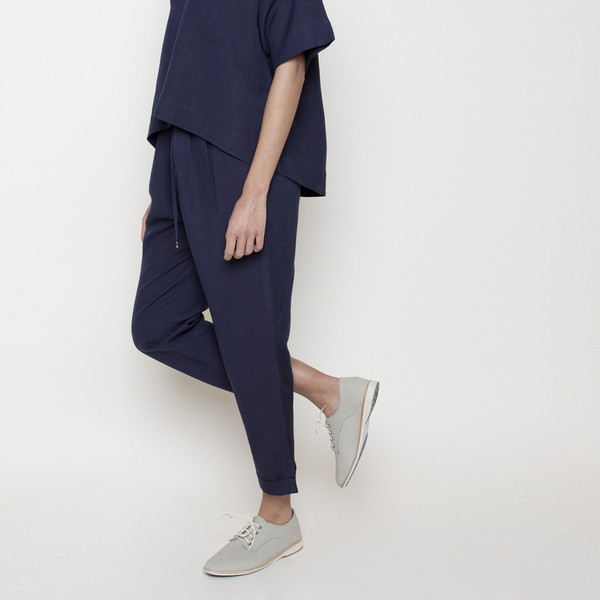 7115 by Szeki Drawstring Relaxed Pant- Navy SS16 7115 by Szeki Drawstring Relaxed Pant- Navy SS16