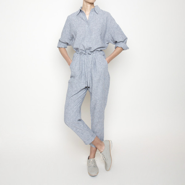 7115 by Szeki Drawstring Relaxed Pant- Stripe SS16 7115 by Szeki Drawstring Relaxed Pant- Stripe SS16