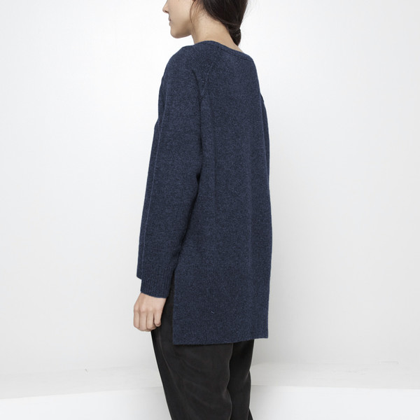 7115 by Szeki Exposed Seam Sweater FW15 - Navy 7115 by Szeki Exposed Seam Sweater FW15 - Navy