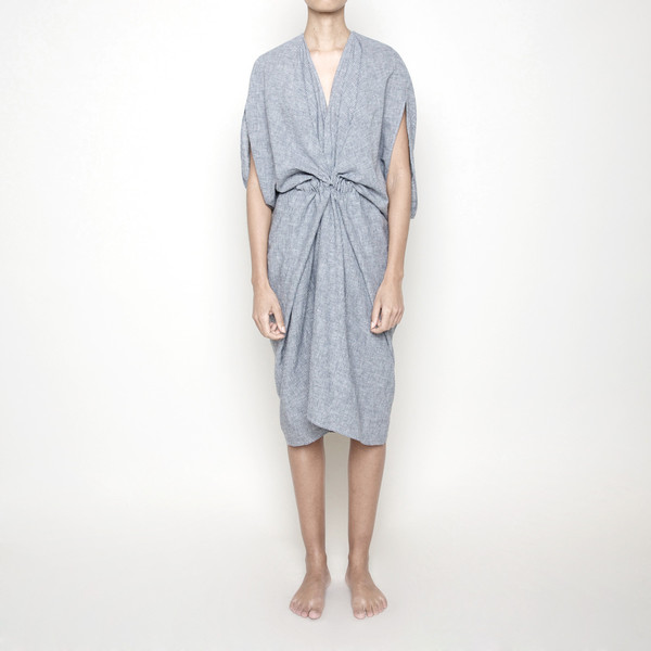 7115 by Szeki Kimono Dress- Stripe SS16 7115 by Szeki Kimono Dress- Stripe SS16