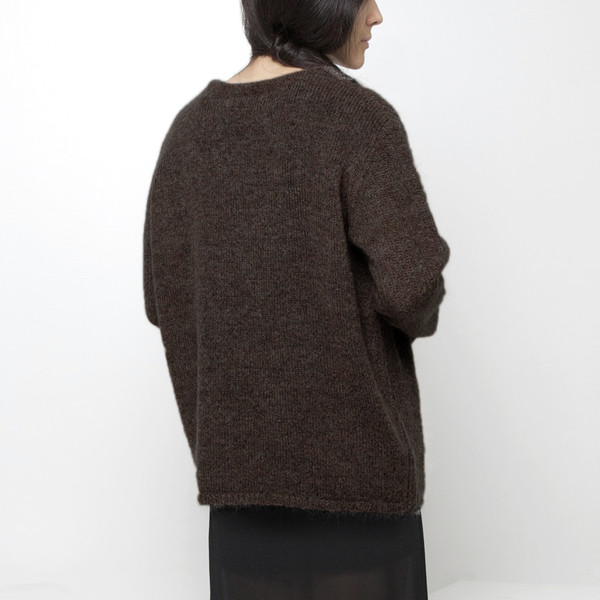 7115 by Szeki Mohair Pullover Sweater FW15 - Molasses 7115 by Szeki Mohair Pullover Sweater FW15 - Molasses