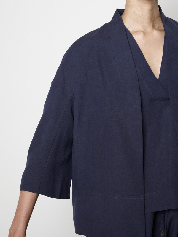 7115 by Szeki Structured Linen Jacket 7115 by Szeki Structured Linen Jacket