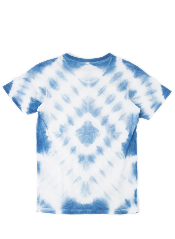 The Hill-Side Hand-Dyed Murakumo Shibori T-Shirt, Natural Indigo The Hill-Side Hand-Dyed Murakumo Shibori T-Shirt, Natural Indigo