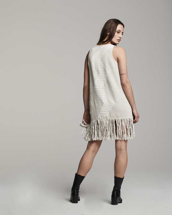 VOZ Zig Zag Dress - Sand VOZ Zig Zag Dress - Sand