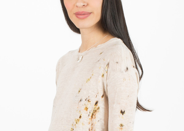 Gilda Midani Long Sleeve Linen Tee Gilda Midani Long Sleeve Linen Tee