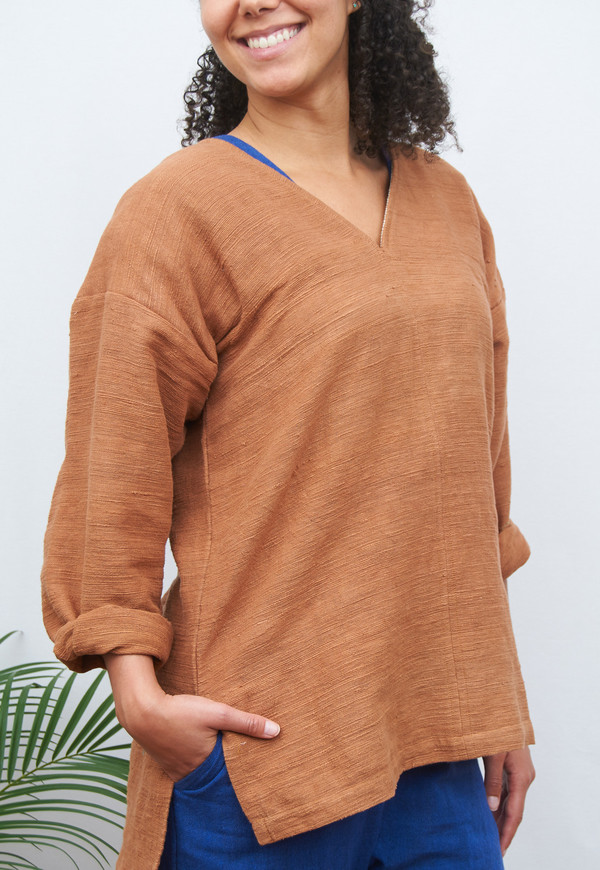 Khoir Khadi Pullover with 3/4 Sleeves Khoir Khadi Pullover with 3/4 Sleeves