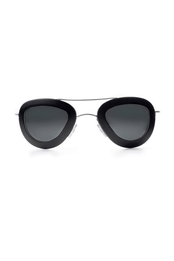 Unisex Haal Aluminum Erika Sunglasses - Black/Black Unisex Haal Aluminum Erika Sunglasses - Black/Black
