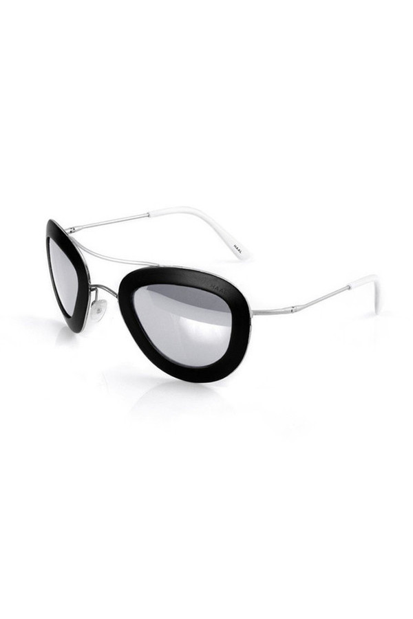 Unisex Haal Aluminum Erika Sunglasses - Black/Smoke Unisex Haal Aluminum Erika Sunglasses - Black/Smoke