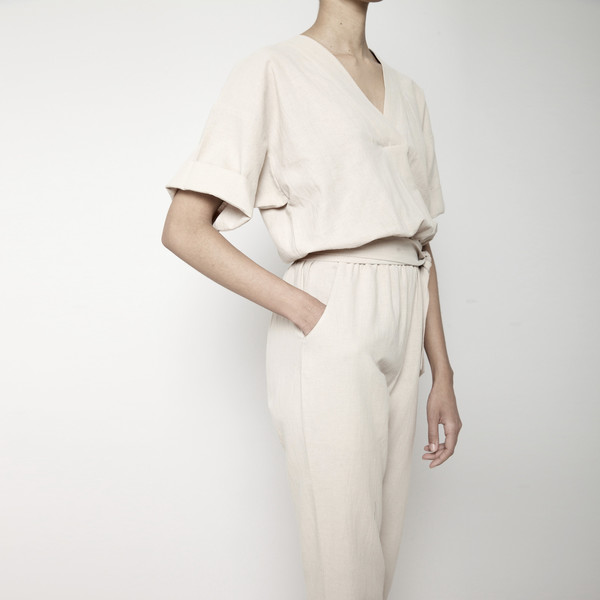 7115 by Szeki Mid-Sleeves Jumpsuit 7115 by Szeki Mid-Sleeves Jumpsuit