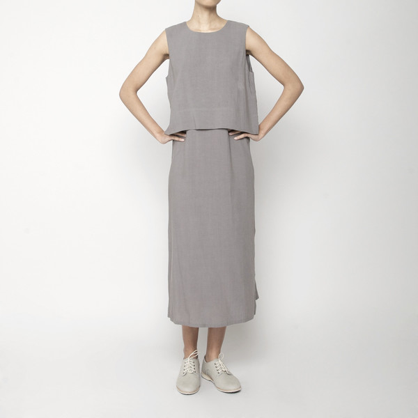 7115 by Szeki Sleeveless Layered Dress 7115 by Szeki Sleeveless Layered Dress