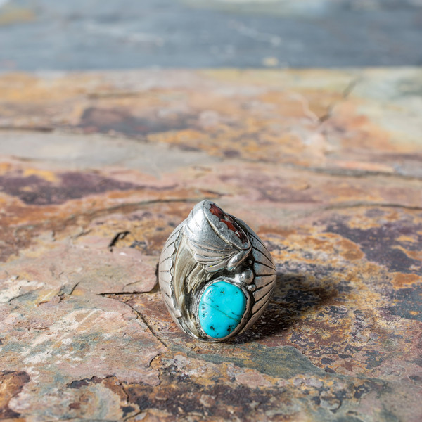Turquoise Bear Claw Ring Turquoise Bear Claw Ring