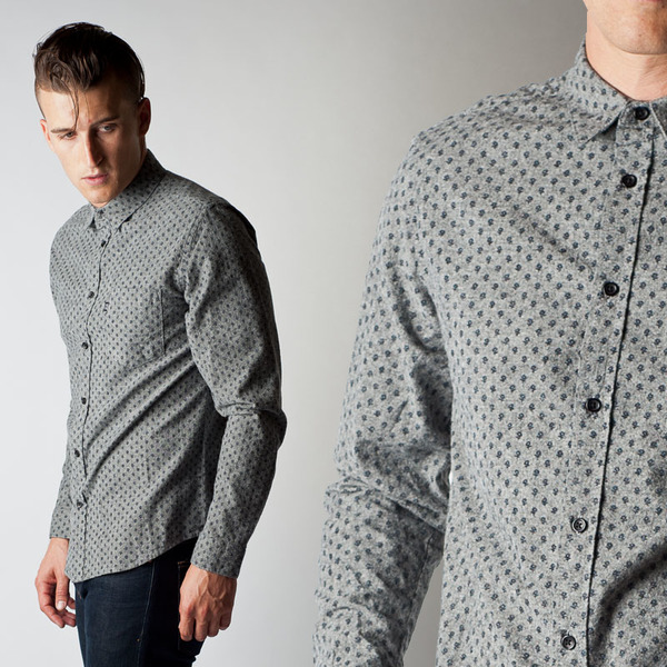 Men's Wolf & Man Le Blanc 2 Shirt Men's Wolf & Man Le Blanc 2 Shirt