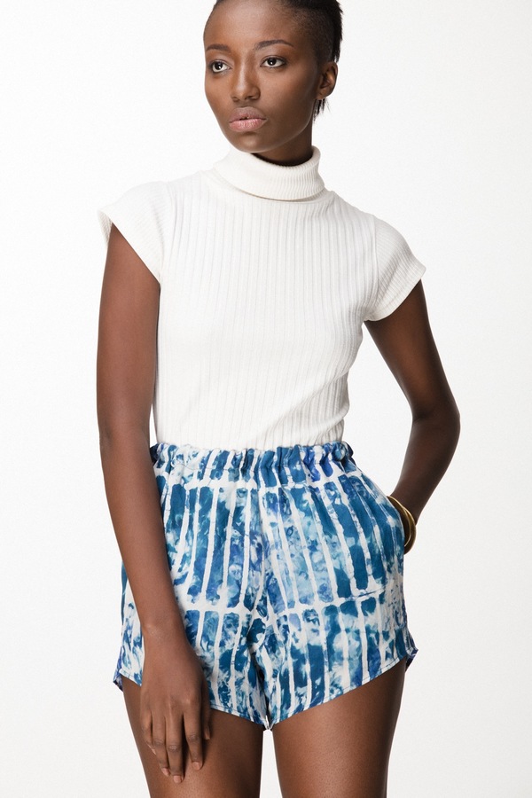 Osei-Duro Dash Shorts in Marine Chalk Osei-Duro Dash Shorts in Marine Chalk