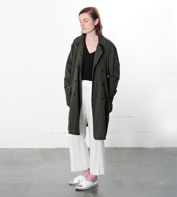 Raquel Allegra Military Trench Raquel Allegra Military Trench