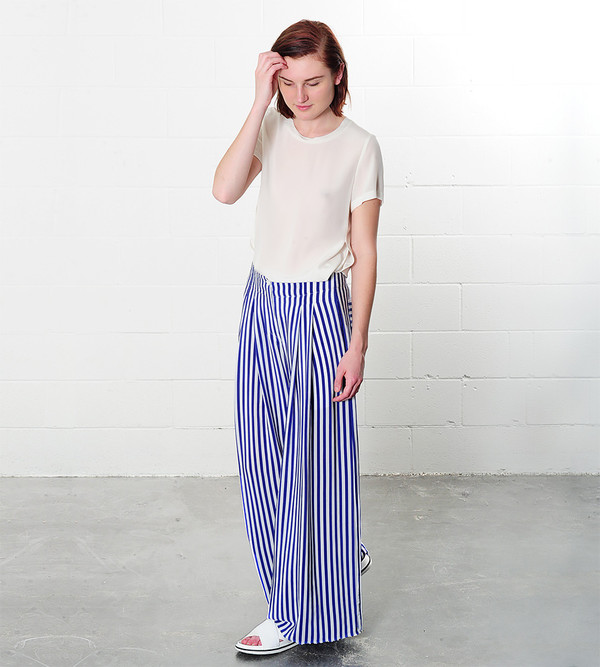Raquel Allegra Stripe Palazzo Pant Raquel Allegra Stripe Palazzo Pant