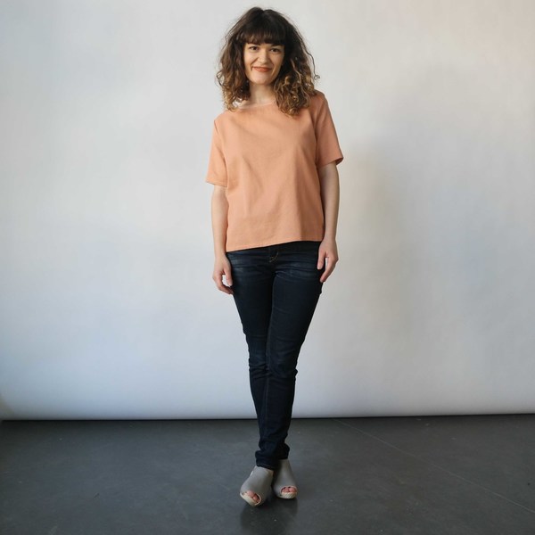 Hanna Matty Tee in Peach Hanna Matty Tee in Peach