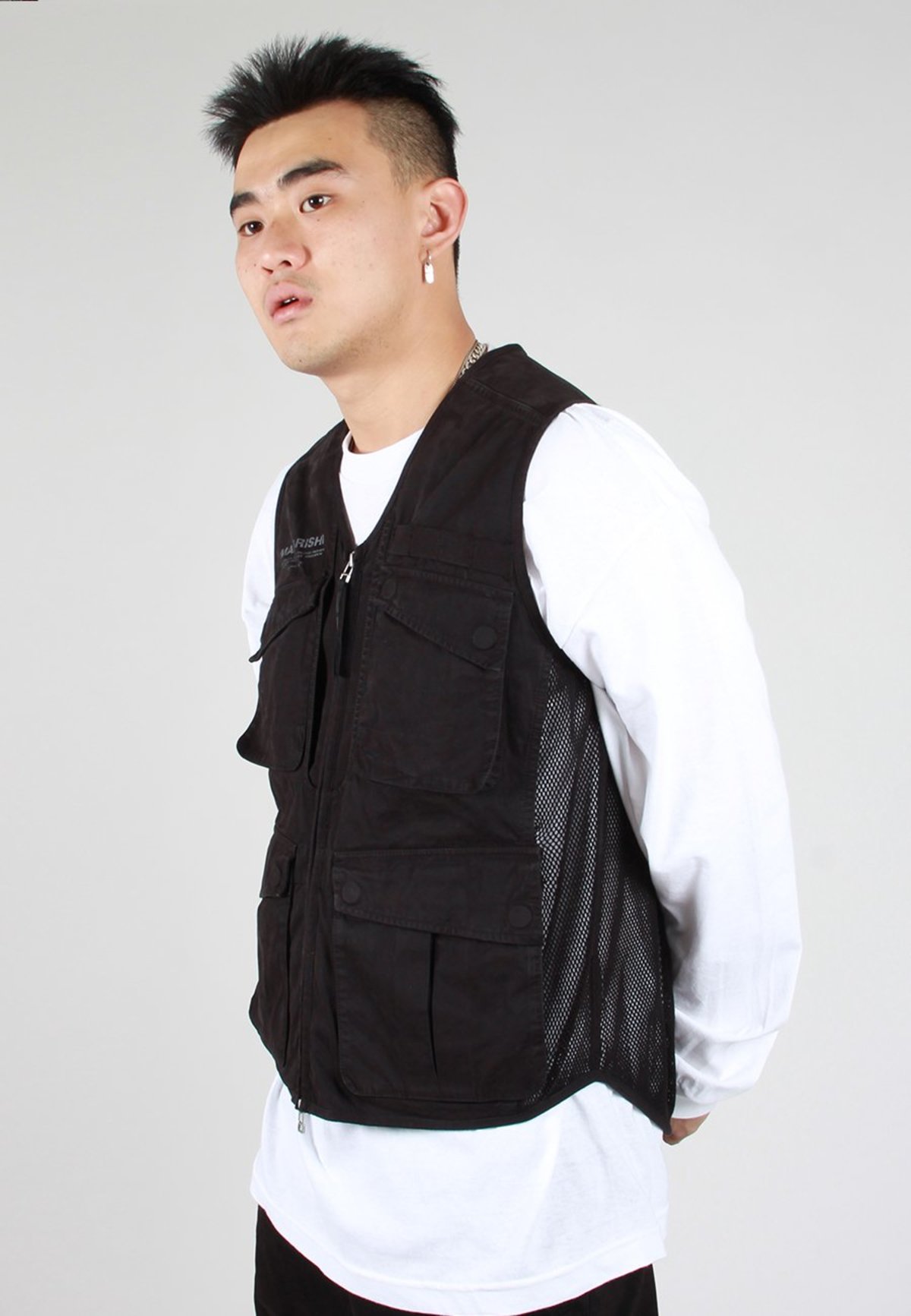 Maharishi Mil Mesh Jungle Vest - Black | Garmentory Maharishi Mil Mesh Jungle Vest - Black | Garmentory