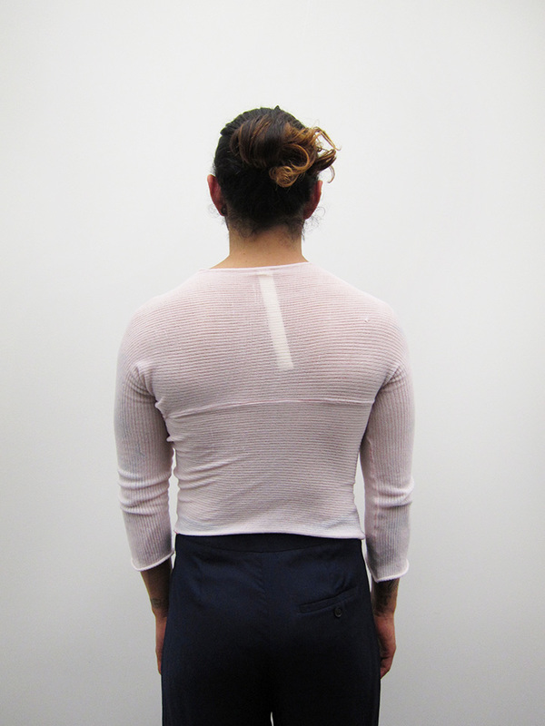 Eckhaus Latta Wolly Mummy Longsleeve, Pink Eckhaus Latta Wolly Mummy Longsleeve, Pink