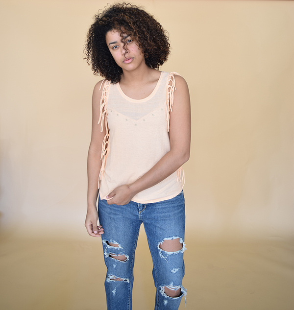 Yerse Fringed Tank Yerse Fringed Tank