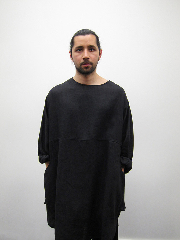 69 Whatever Dress, Black Linen 69 Whatever Dress, Black Linen