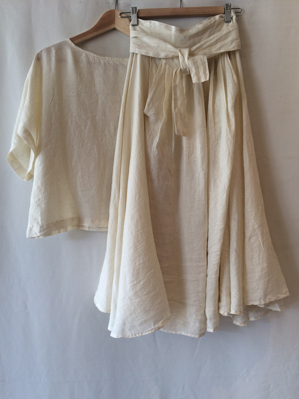 Black Crane Wrap Skirt Black Crane Wrap Skirt