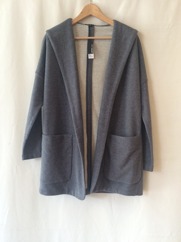 James Perse Grey Hooded Cardigan James Perse Grey Hooded Cardigan