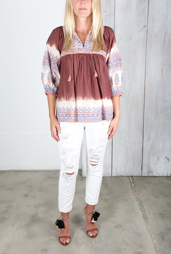 ULLA JOHNSON GLORIA PEASANT TOP ULLA JOHNSON GLORIA PEASANT TOP