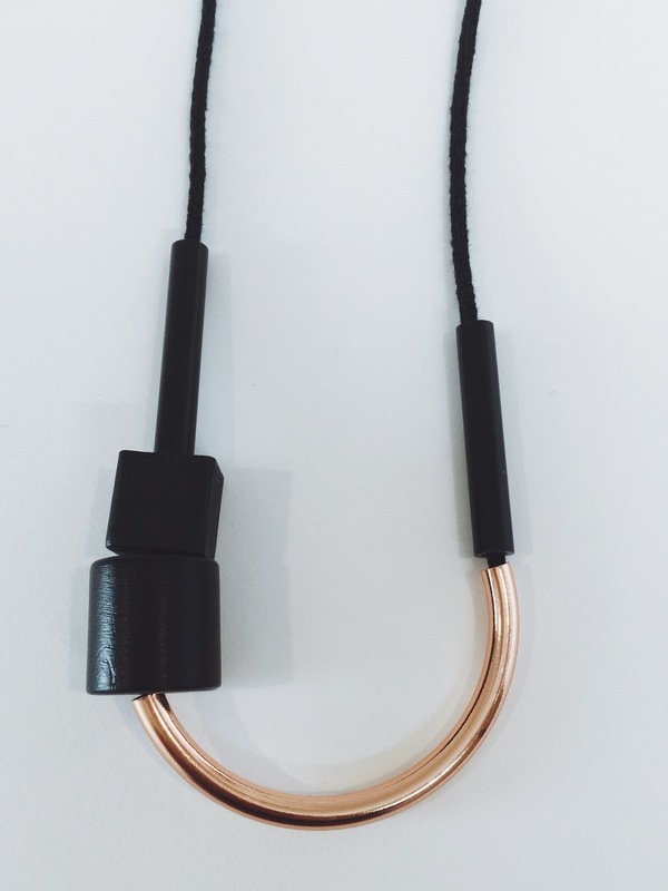 Maslo Jewelry Chock A Block Copper Black Maslo Jewelry Chock A Block Copper Black