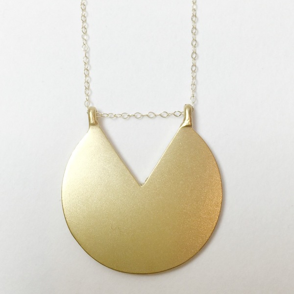 Baleen Subtracted "V" Necklace Baleen Subtracted "V" Necklace