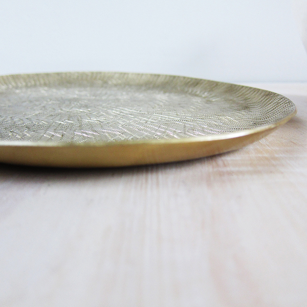 Aureus chased metal trays Aureus chased metal trays