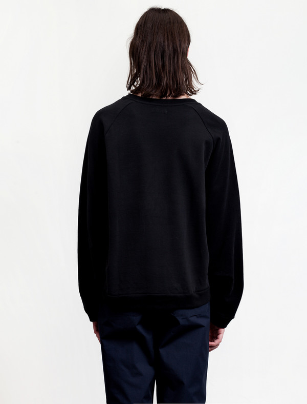 Organic by John Patrick French Terry Sweatshirt Black Organic by John Patrick French Terry Sweatshirt Black