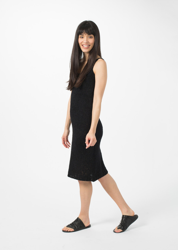 Organic by John Patrick Knit Tank Dress - Black Organic by John Patrick Knit Tank Dress - Black