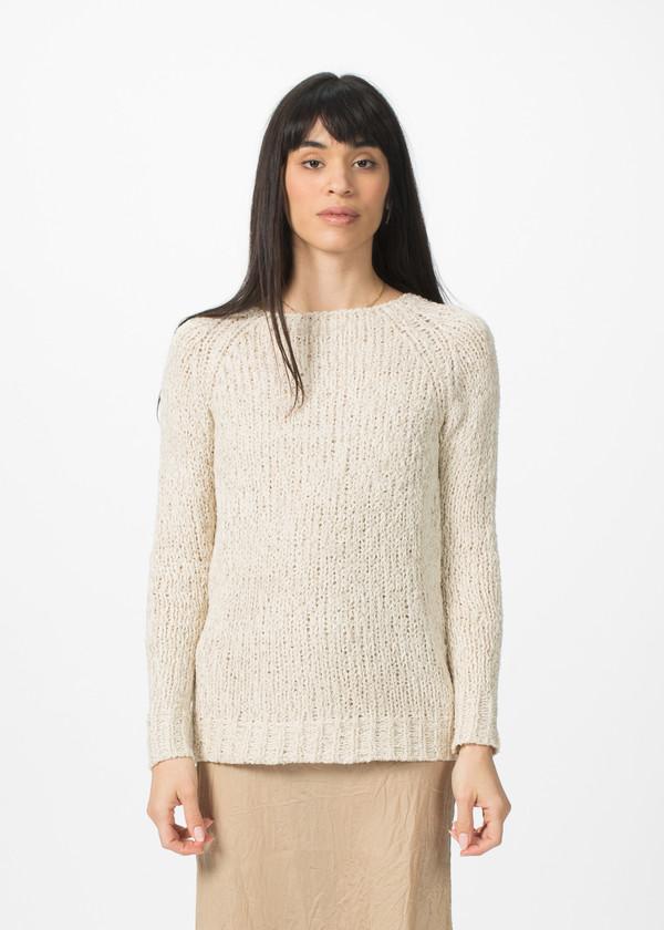 Organic by John Patrick Long Sleeve Pullover - Natural Organic by John Patrick Long Sleeve Pullover - Natural