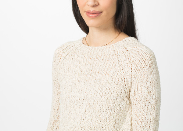 Organic by John Patrick Long Sleeve Pullover - Natural Organic by John Patrick Long Sleeve Pullover - Natural