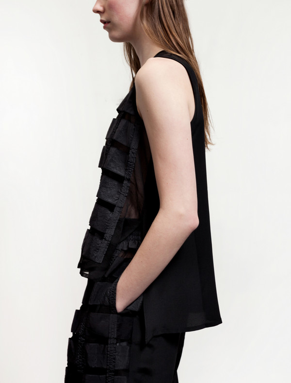 Christopher Raeburn Remade Airbrake Vest Black Christopher Raeburn Remade Airbrake Vest Black