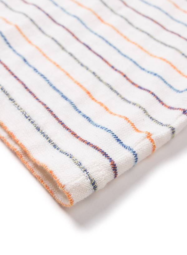 Niels Tee Mouline Stripe Ecru Niels Tee Mouline Stripe Ecru