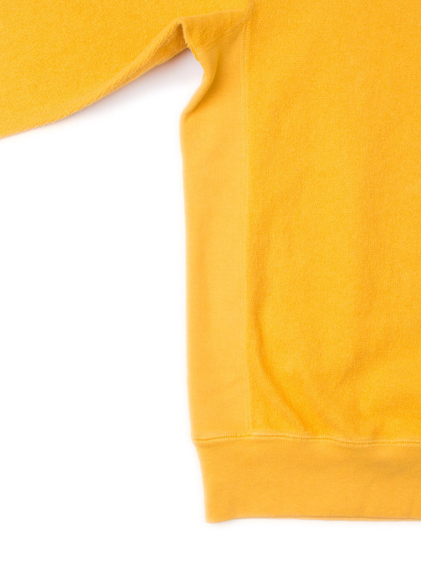 Men's Reverse French Terry Crew Yellow Men's Reverse French Terry Crew Yellow