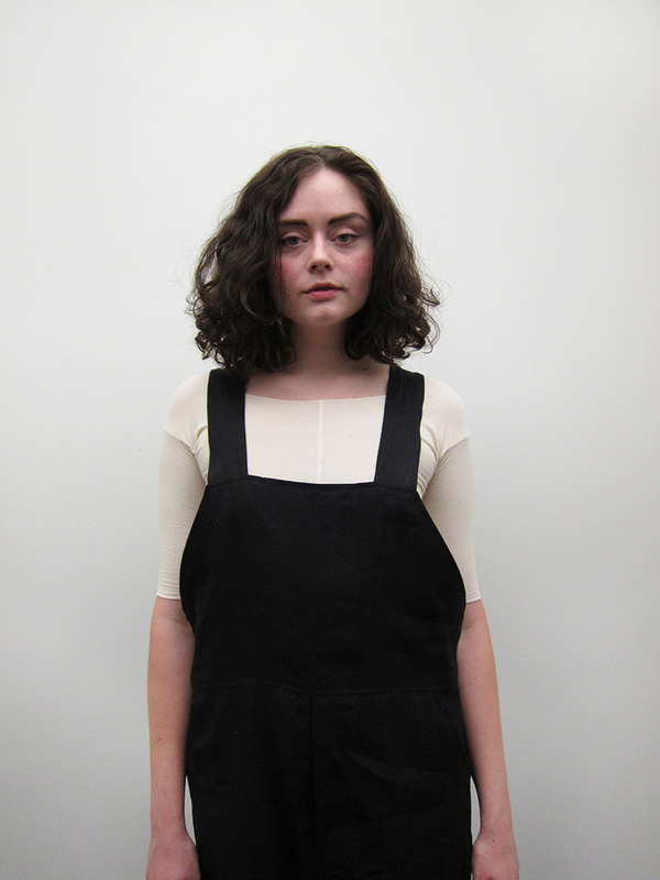 69 Minimal Overalls, Black Linen 69 Minimal Overalls, Black Linen