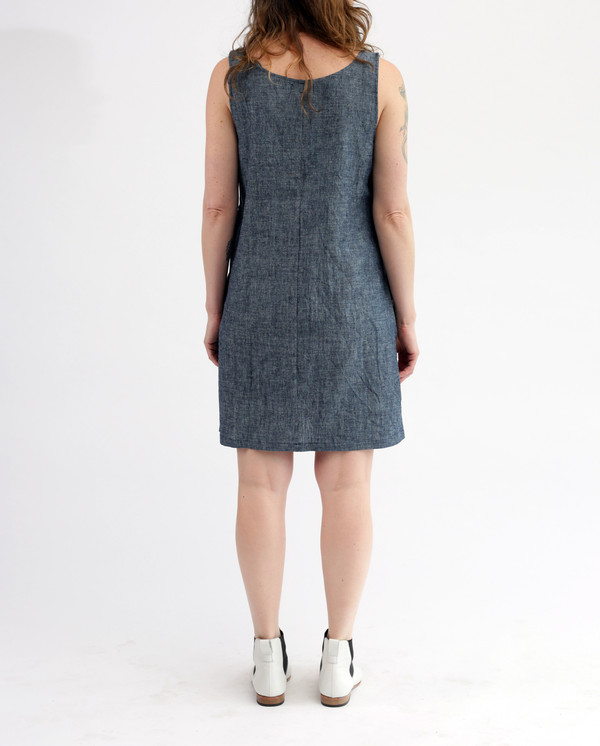 Nahanni Arntzen Franky dress, organic indigo Nahanni Arntzen Franky dress, organic indigo