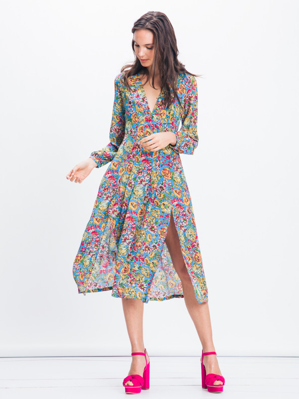 RIXO CAMELLIA DRESS RIXO CAMELLIA DRESS