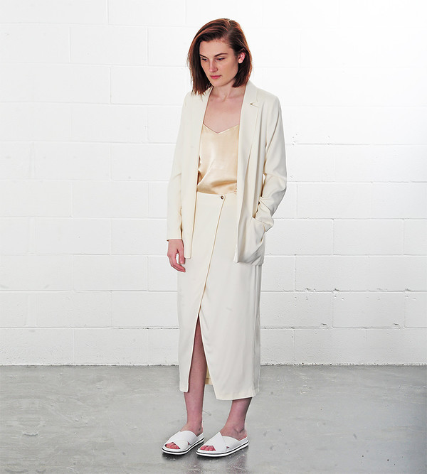 Ganni White Tailor Blazer Ganni White Tailor Blazer