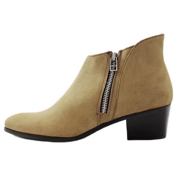 Cartel Footwear Bootie - Clara Beige Suede Cartel Footwear Bootie - Clara Beige Suede